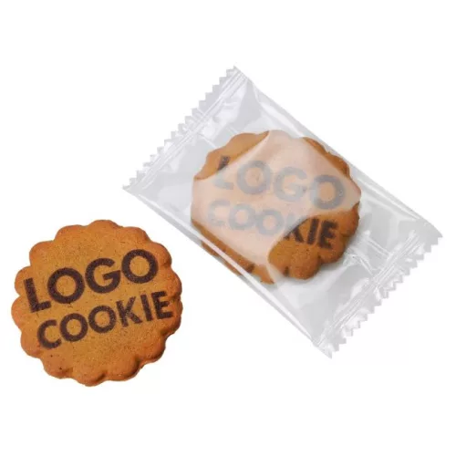 Keks mit Logo in umweltfreundlicher Verpackung - 7 g