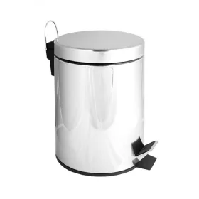 Simex pedálos szemetes 5L rozsdamentes, fényes