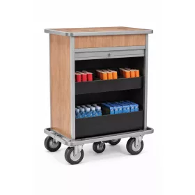 1460 S Minibár kocsi 3 fiókkal