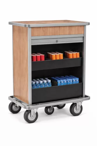 1460 S Minibár kocsi 3 fiókkal