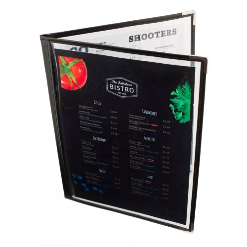 Bistro-Speisekartenhülle A3, 2 Blätter