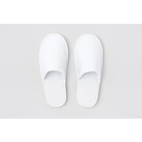   P-Andy Velour, geschlossen, weiß, Größe 28,2 cm | Hotelslipper