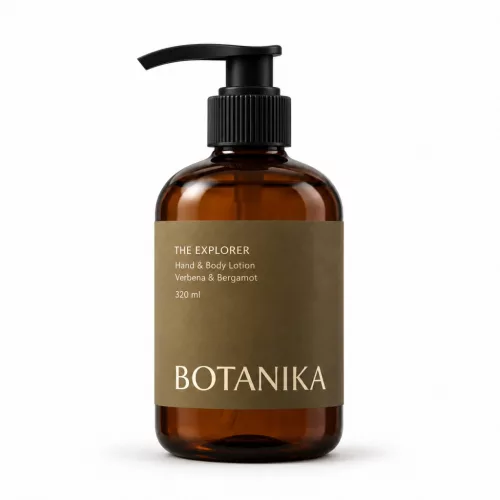 BOTANIKA Explorer Hand- & Körperlotion – Verbene & Bergamotte, 320 ml