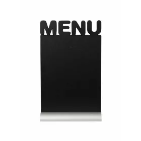 Securit Kreidetafel mit MENU-Silhouette und Alu-Fuß