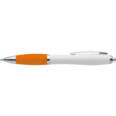 Recycelter ABS-Kugelschreiber, Orange – Preis inklusive Logodruck