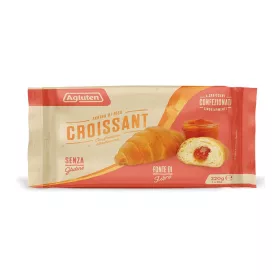   Agluten Croissant Albicocca – Croissants mit Aprikosenfüllung (glutenfrei), 55 g