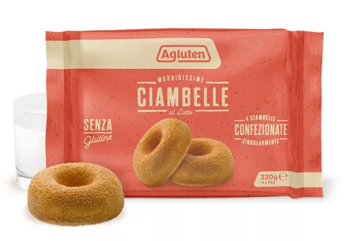 Agluten Ciambelle – Milchgebäck in Ringform (glutenfrei), 55 g