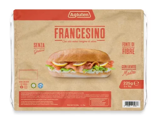 Agluten Il Francesino – Mini-Baguettes (glutenfrei), 75 g