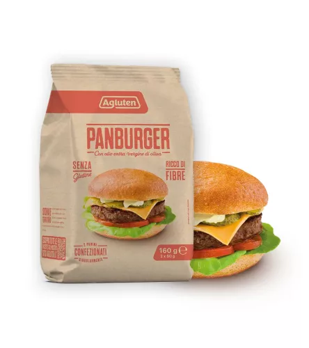 Agluten Panburger – Hamburgerbrötchen (glutenfrei), 80 g
