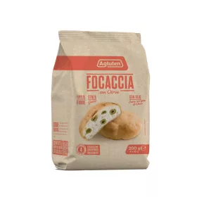   Agluten Focaccia con Olive – Focaccia mit Oliven (glutenfrei), 50 g