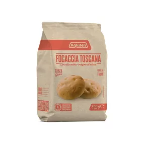   Agluten Focaccia Toscana – toskanische Focaccia mit Olivenöl (glutenfrei), 50 g