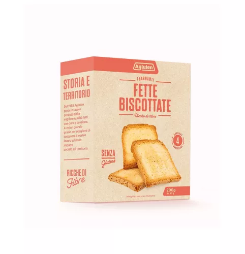 Agluten Fette Biscottate – Zwieback (glutenfrei), 200 g