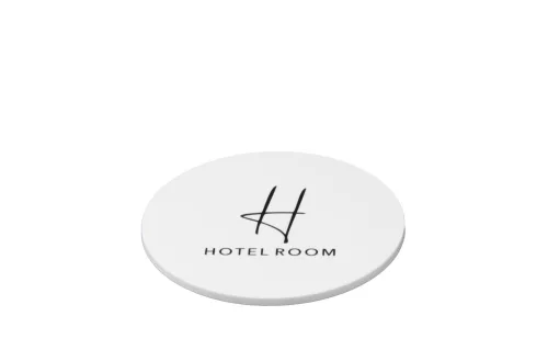 Einzigartiger Untersetzer aus PVC-Schaum mit Vollfarbdruck