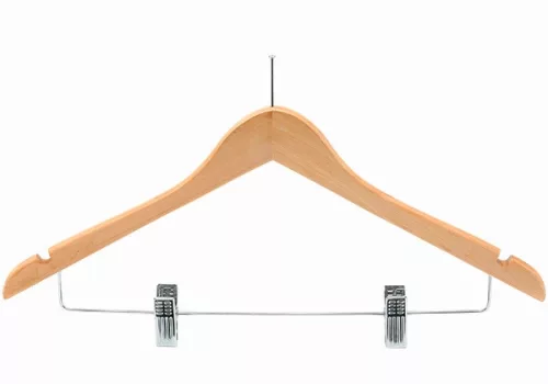 Diebstahlsicherer Kleiderbügel mit Hosenclip