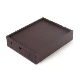   Stromboli Welcome-Tablett mit Schublade – Natur, klassisch, Schwarz