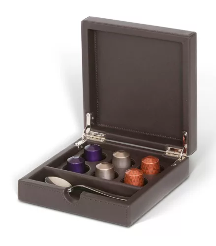 Yasur Gewürzdose mit Deckel – Natur, klassisch, Schwarz