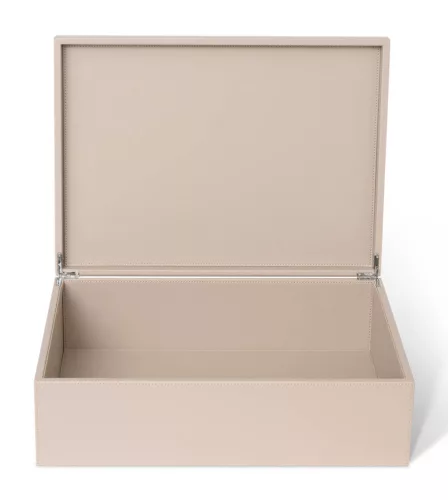 Capri Wäschebox – Natur, Klassisch, Schwarz