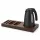 Bentley Xanthic Tablett (Mahagoni) + Saffron View Wasserkocher, 1 l (mattschwarz) – Set