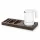 Bentley Xanthic Tablett (Mahagoni) + Halo Wasserkocher, 0,6 l (weiß) – Set