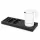 Bentley Xanthic Tablett (schwarz) + Halo Wasserkocher, 0,6 l (weiß) – Set