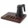 Bentley Xanthic Coffee & Tea Tablett (Mahagoni) + Coral Wasserkocher, 0,5 l (mattschwarz) – Set