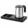 Bentley Xanthic S Tablett (schwarz) + Halo Wasserkocher, 0,8 l (Edelstahl) – Set