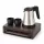 Bentley Canella Tablett (Mahagoni) + Coral Wasserkocher, 0,5 l (Edelstahl) – Set