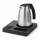 Bentley Orange Tablett (schwarz) + Saffron View Wasserkocher, 1 l (Edelstahl) – Set