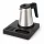 Bentley Orange Tablett (schwarz) + Coral Wasserkocher, 0,5 l (Edelstahl) – Set