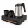 Bentley Canella Tablett (schwarz) + Coral Wasserkocher, 0,5 l (Edelstahl) – Set