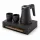 Bentley Canella Tablett (schwarz) + Coral Wasserkocher, 0,5 l (mattschwarz) – Set