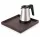 Bentley Fuji Tablett (klassisch braun) + Coral Wasserkocher, 0,5 l (Edelstahl) – Set