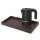 Bentley Etna Tablett (klassisch braun) + Halo Wasserkocher, 1 l (schwarz) – Set