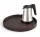 Bentley Maroa Tablett (klassisch braun) + Coral Wasserkocher, 0,5 l (Edelstahl) – Set