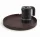 Bentley Maroa Tablett (klassisch braun) + Halo Wasserkocher, 0,6 l (mattschwarz) – Set