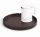 Bentley Maroa Tablett (klassisch braun) + Halo Wasserkocher, 0,6 l (weiß) – Set