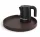 Bentley Maroa Tablett (klassisch braun) + Halo Wasserkocher, 1 l (schwarz) – Set