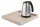 Bentley Fuji Tablett (Natur) + Saffron View Wasserkocher, 1 l (Edelstahl) – Set