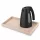 Bentley Etna Tablett (Natur) + Saffron View Wasserkocher, 1 l (mattschwarz) – Set