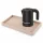 Bentley Etna Tablett (Natur) + Halo Wasserkocher, 1 l (schwarz) – Set