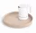 Bentley Maroa Tablett (Natur) + Halo Wasserkocher, 0,6 l (weiß) – Set
