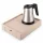 Bentley Stromboli Tablett (Natur) + Coral Wasserkocher, 0,5 l (Edelstahl) – Set