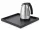 Bentley Fuji Tablett (schwarz) + Saffron View Wasserkocher, 1 l (Edelstahl) – Set