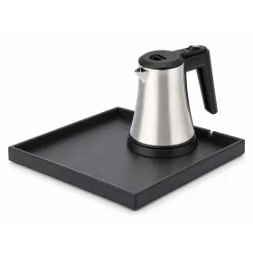   Bentley Fuji Tablett (schwarz) + Coral Wasserkocher, 0,5 l (Edelstahl) – Set