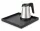 Bentley Fuji Tablett (schwarz) + Coral Wasserkocher, 0,5 l (Edelstahl) – Set
