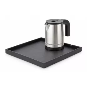   Bentley Fuji Tablett (schwarz) + Halo Wasserkocher, 0,8 l (Edelstahl) – Set