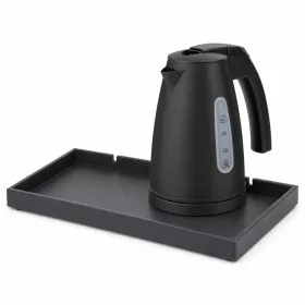   Bentley Etna Tablett (schwarz) + Saffron View Wasserkocher, 1 l (mattschwarz) – Set