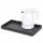 Bentley Etna Tablett (schwarz) + Halo Wasserkocher, 0,6 l (weiß) – Set