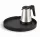 Bentley Maroa Tablett (schwarz) + Coral Wasserkocher, 0,5 l (Edelstahl) – Set