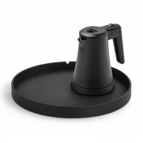   Bentley Maroa Tablett (schwarz) + Coral Wasserkocher, 0,5 l (mattschwarz) – Set